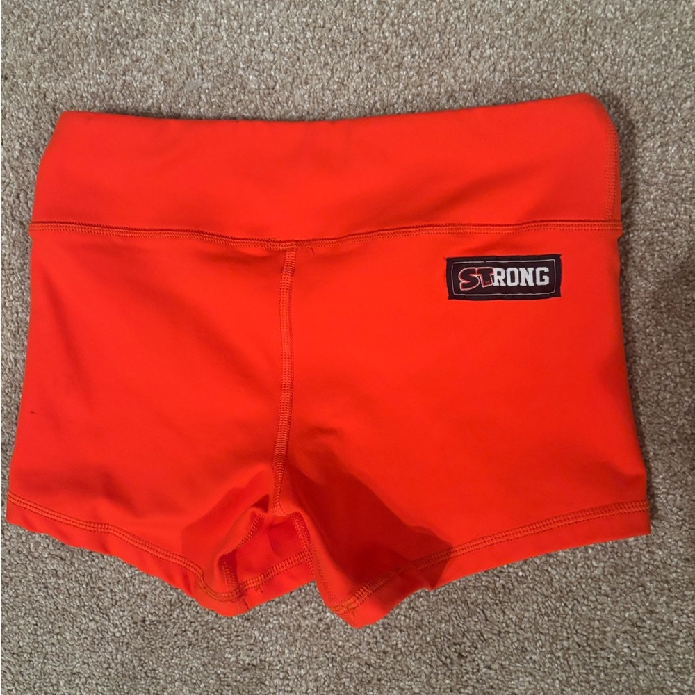 Vibrant Orang/Red Athletic Shorts FLEO S